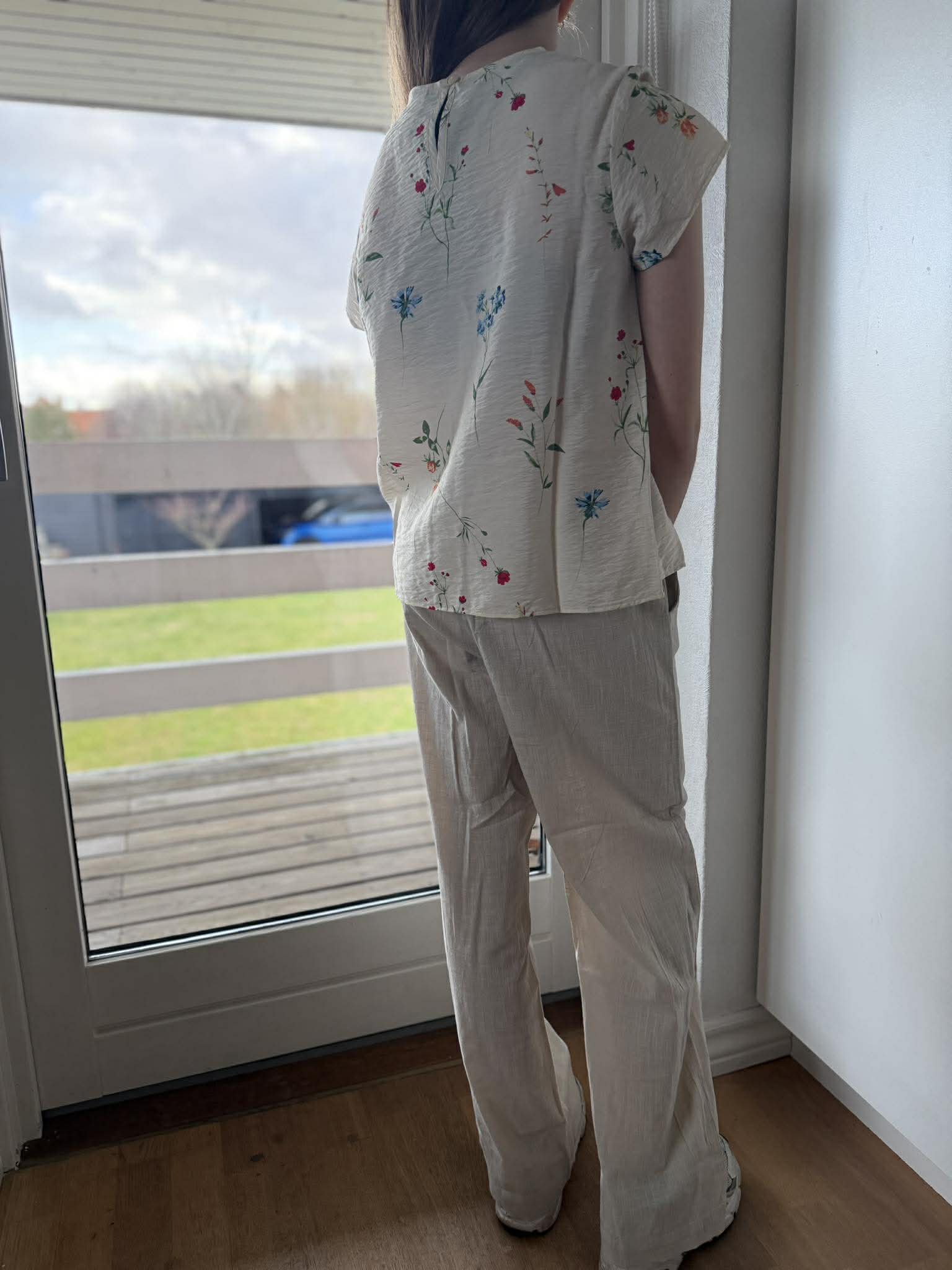 VMCAIA Girl Trousers - Silver Lining